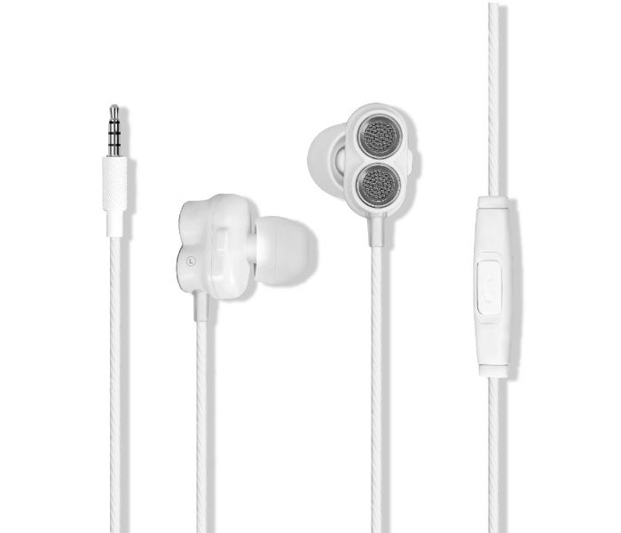 Promate Ivory Super Bass Dual Driver In-Ear Stereo Earphones, Black - Zoom Image 6