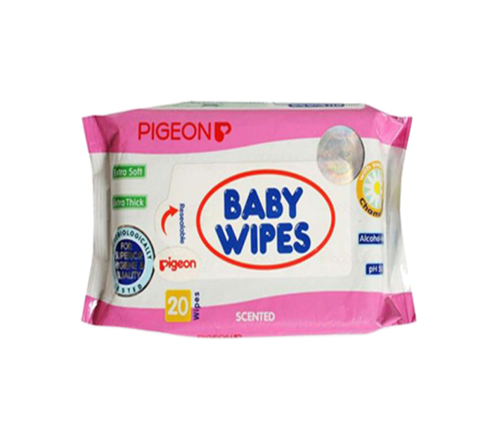 Pigeon N11583554A 20 Pieces Scented Baby Wipes - Zoom Image