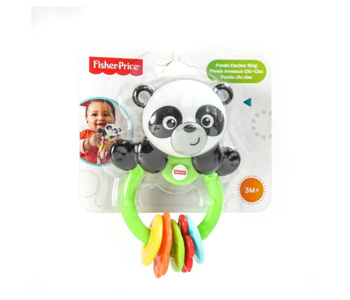 Fisher Price CGR96 Panda Clacker Ring Assorted - Zoom Image 3