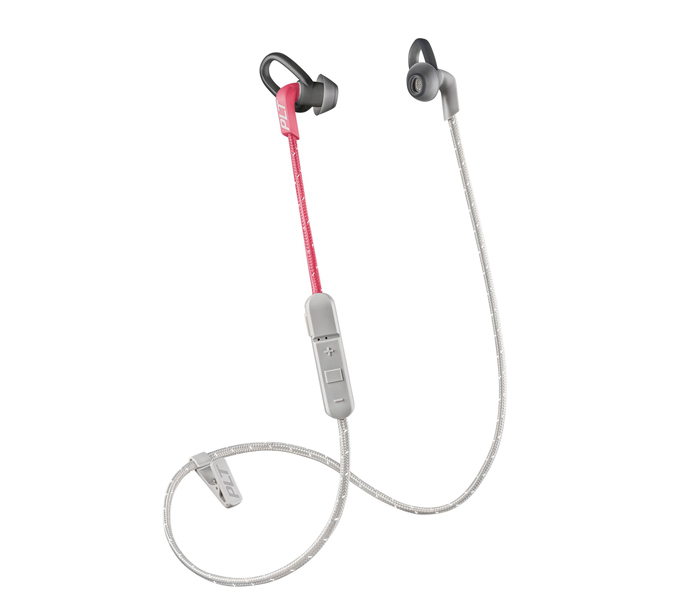 Plantronics Backbeat Fit300 Wireless Headset - Grey/Coral - Zoom Image 4