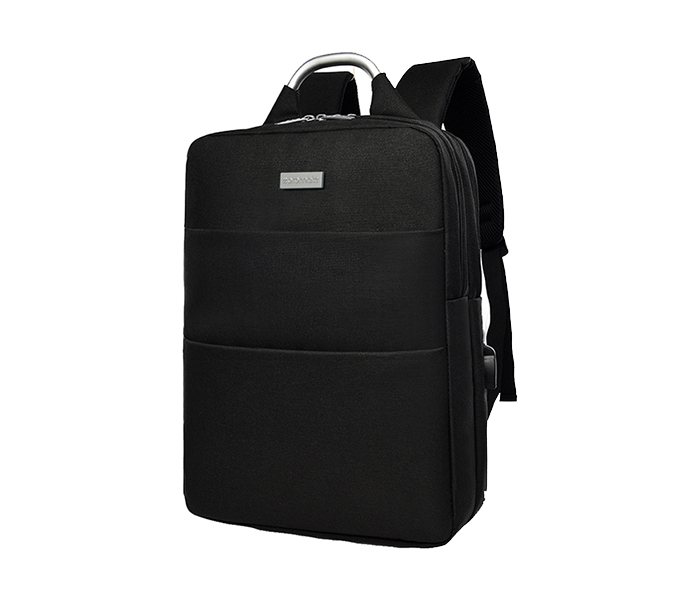 Promate Nova-BP 15.6-inche Laptop Slim Backpack with Water Resistant - Black - Zoom Image 2