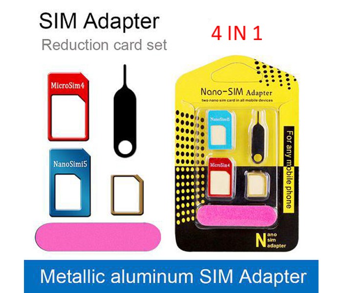 5 in 1 Combo Gift Set for Mobile - Micro USB Data Cable, Foldable Mini Stand and Nano Sim Adapter Kit CGM41 Assorted - Zoom Image 5