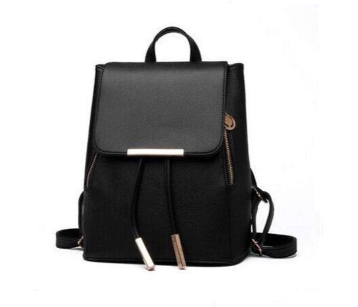  Double Shoulder Fashion Women Backpack DSB-90B Black - Zoom Image 3