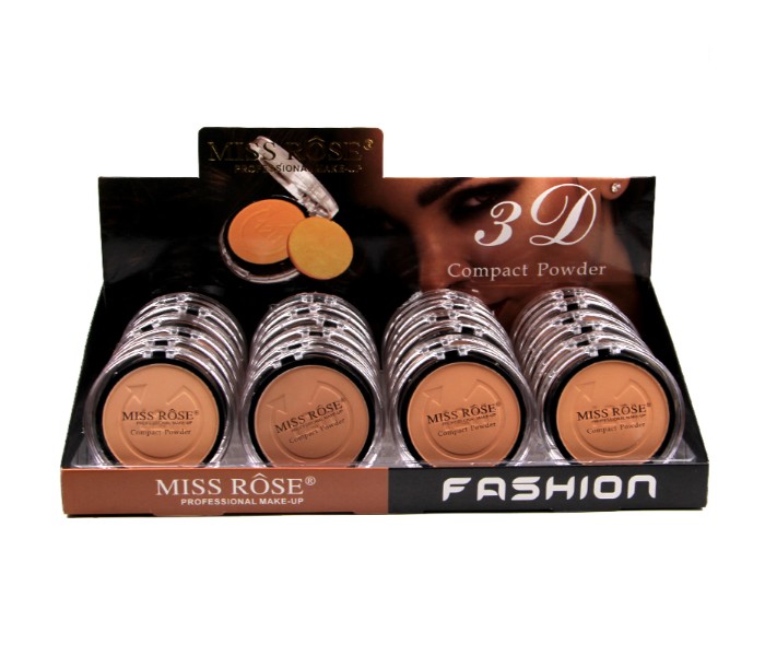 Miss Rose 7003-023Y 4-color Face Make-up Powder Multicolor - Zoom Image 2