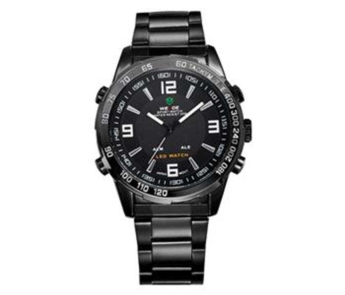 Weide WH 1009MB Mens Analog Watch Black and White - Zoom Image 3