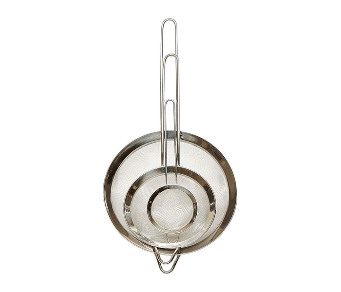 Prestige PR8065 3 Pieces Stainless Steel Sieves Set - Silver - Zoom Image 1