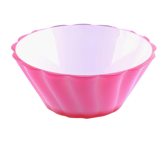 Royalford RF6163 Acrylic Salad Bowl - Pink - Zoom Image 3