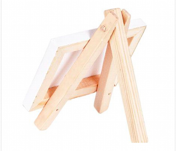 Mini Canvas With Wooden Easel Stand Set White 7 Into 9Cm - Zoom Image 4