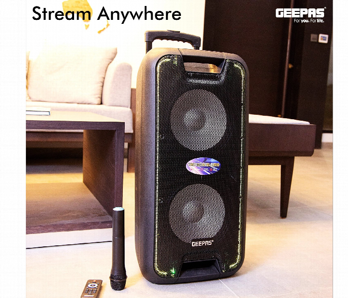 Geepas Gms8574 Portable And Rechargeable Professional Speaker With Bluetooth - Zoom Image 2