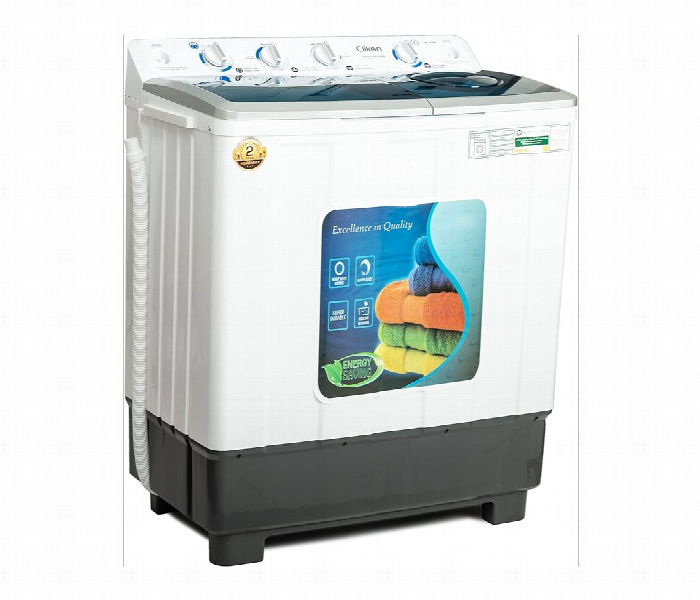 Clikon Ck648 10Kg Semi Automatic Washing Machine - White - Zoom Image 2