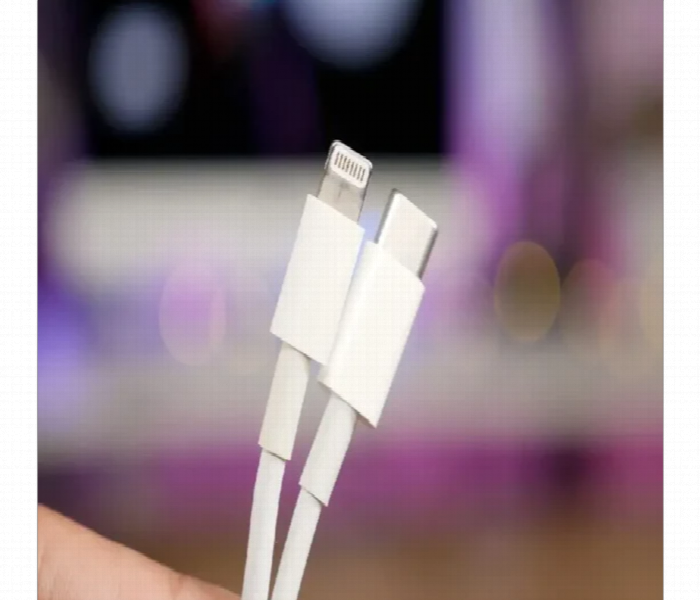 Apple 1M Usb C To Lightning Cable White - Zoom Image 2
