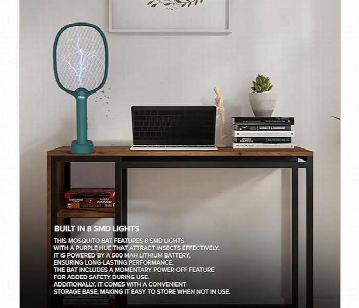 Clikon Ck4071 Rechargeable Mosquito Racket With Storage Base - Zoom Image 2