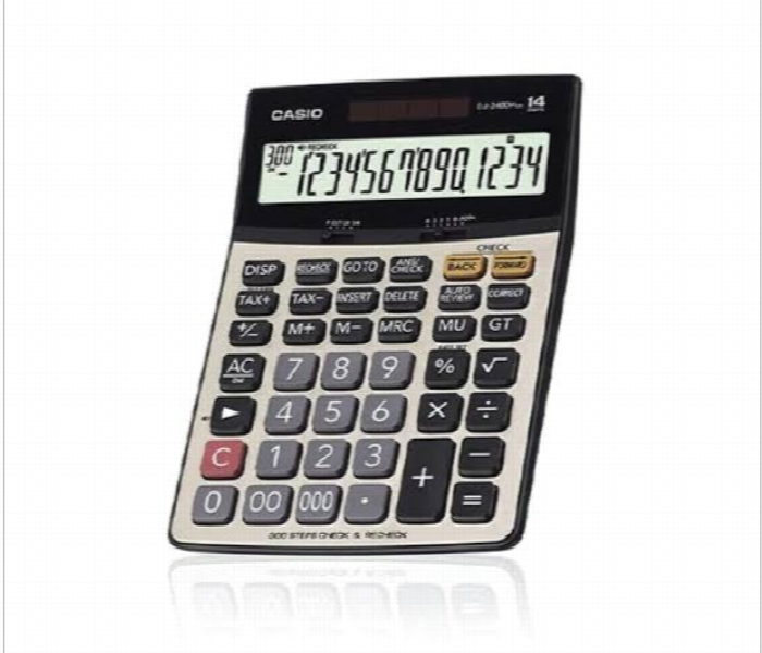 Casio Dj 220D Plus Desktop Type Calculator Black - Zoom Image 1