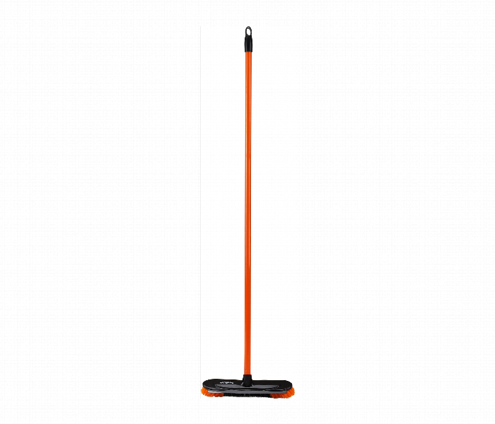 Royalford Rf4885 Hard Broom With Handle Orange And Black - Zoom Image 1