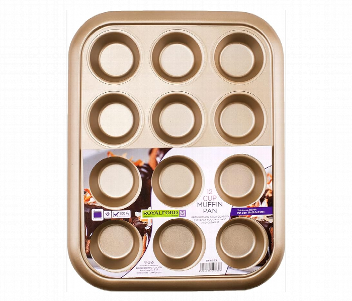 Royalford Rf8793 12 Cup Muffin Pan - Zoom Image 1