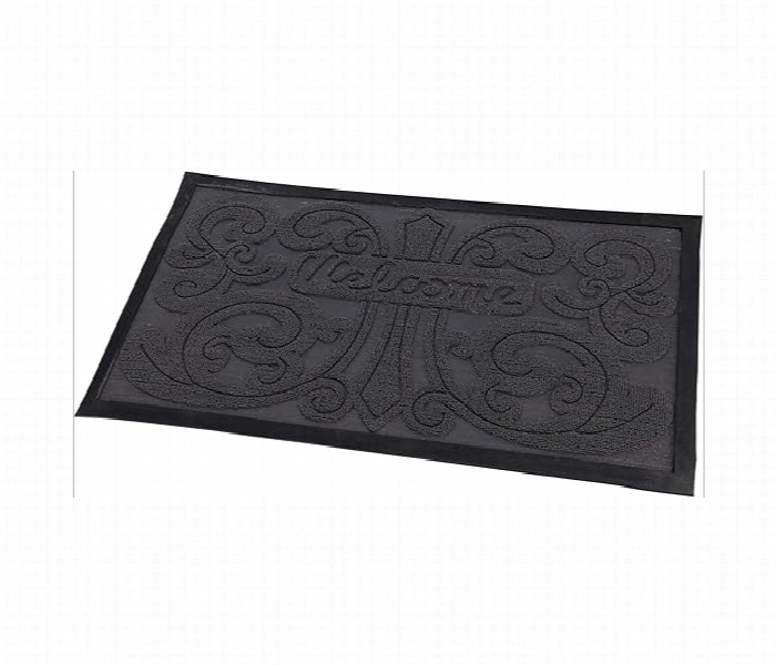 Royalford Rf9560 Rectangular Door Mat  45 X 75Cm Grey And Black - Zoom Image 2