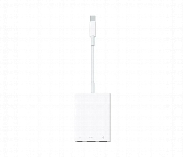 Apple Usb C Digital Av Multiport Adapter White - Zoom Image 1