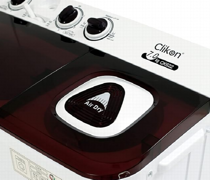Clikon Ck622 220V 7 Kg Top Load Semi-Automatic Twin Tub Washing Machine - Zoom Image 4