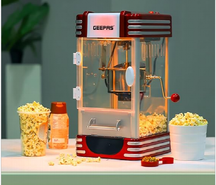Geepas Popcorn Maker Gpm839 Oil Less Steel Bowl 310W - Zoom Image 4