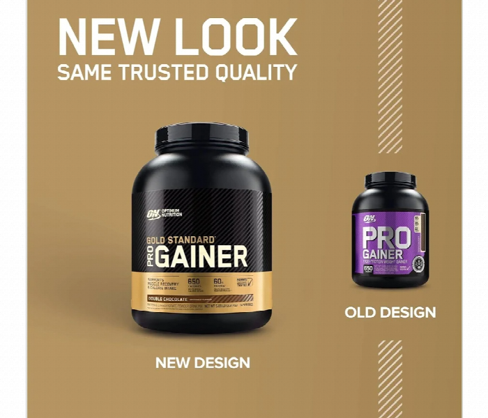 Optimum Nutrition 5.08 Lbs Gold Standard Pro Gainer Double Chocolate - Zoom Image 2