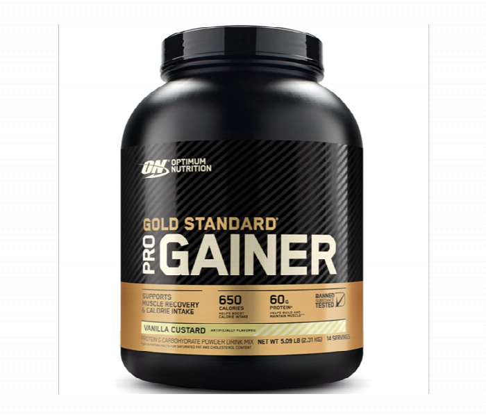 Optimum Nutrition 5.08 Lbs Gold Standard Pro Gainer Vanilla Custard - Zoom Image 1