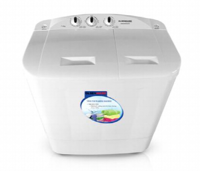 Olsenmark Omswm5504-8K Semi Automatic Washing Machine - White - Zoom Image 1