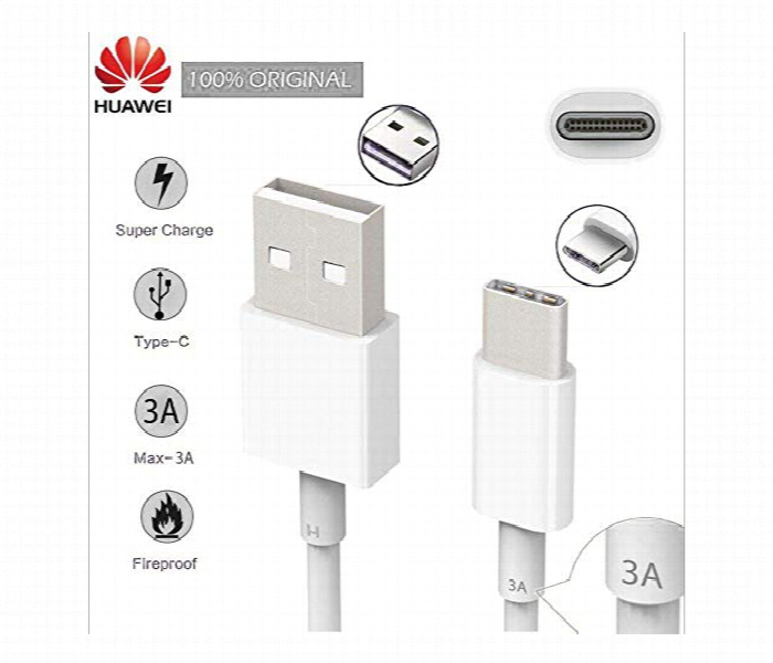 Huawei Cp51 3A 1M Usb A To Type C Fast Data Cable - Zoom Image 4