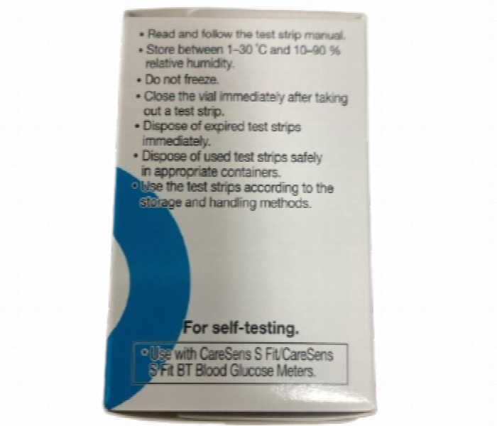 I Sens Caresens S Blood Glucose Test Strips - Zoom Image 4