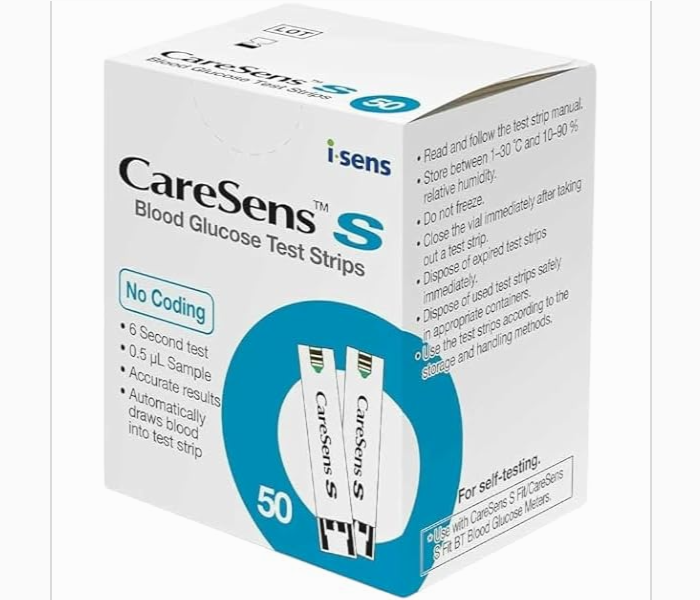 I Sens Caresens S Blood Glucose Test Strips - Zoom Image 1