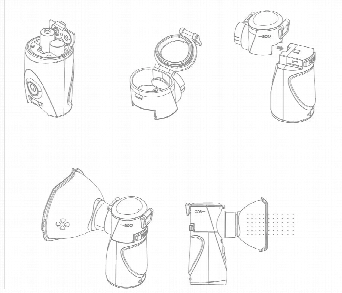 Mesh Nebulizer Portable Respiratory Device - Zoom Image 3
