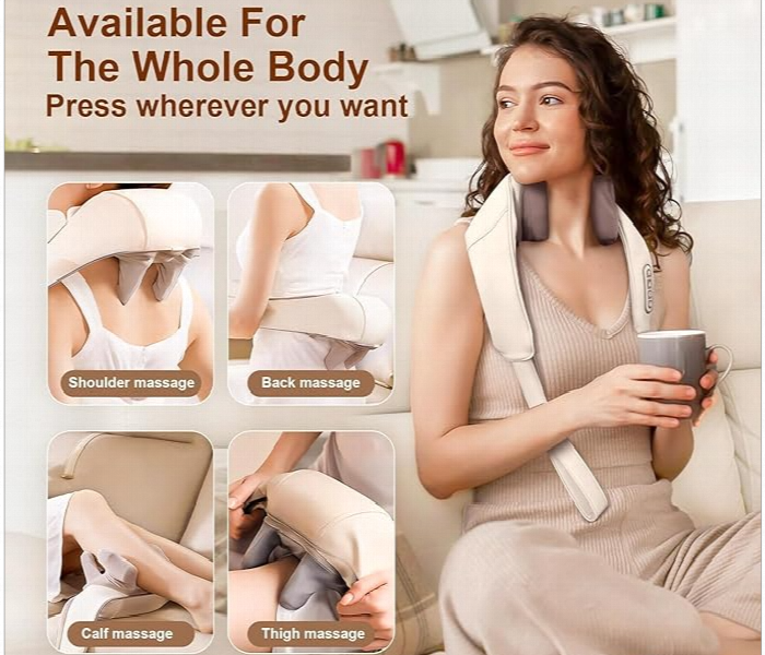 Smart Shoulder Neck Massager 6D Pinch 5D Kneading Shiatsu - Zoom Image 2
