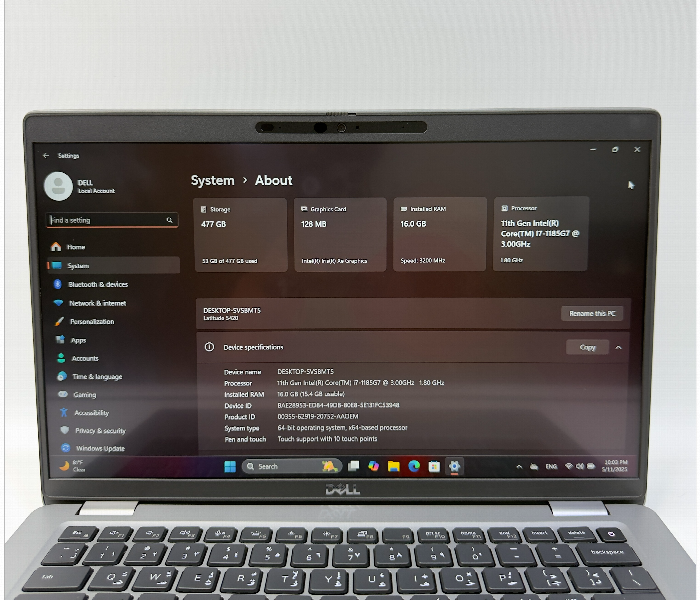 Dell Latitude 5420 I7 11Th Gen 16Gb 512Gb Touch Win11 Office Refurbished Laptop - Zoom Image 4