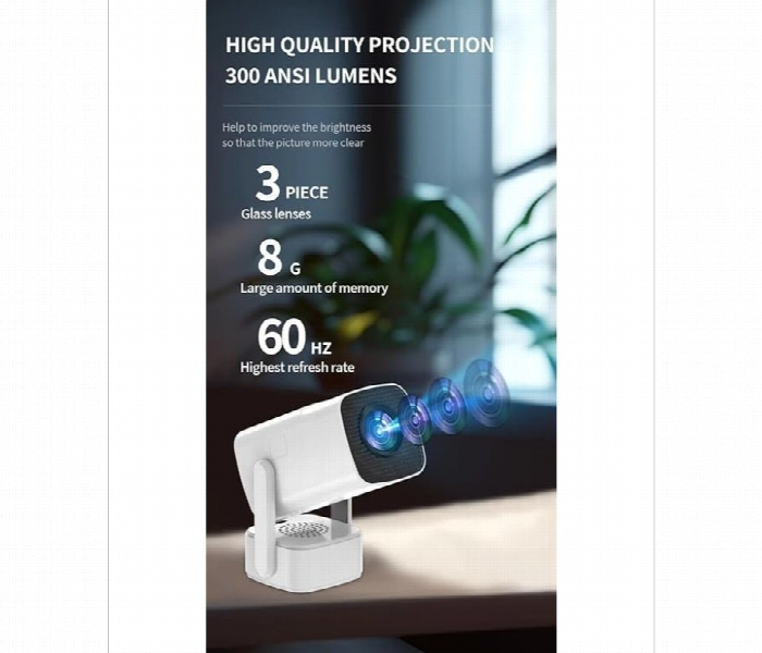 Smartbarry Ht13 4K Android Projector Wifi 6 Bluetooth - Zoom Image 3