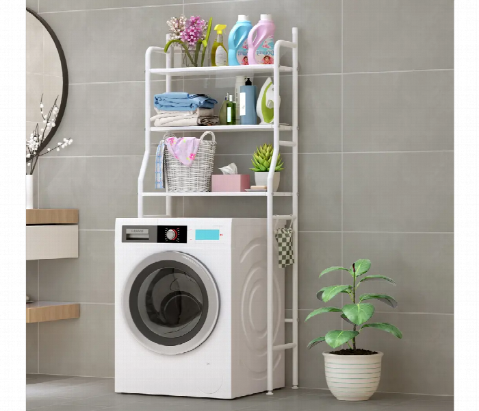 3 Layer Over Washing Machine Metal Storage Rack - Zoom Image 2