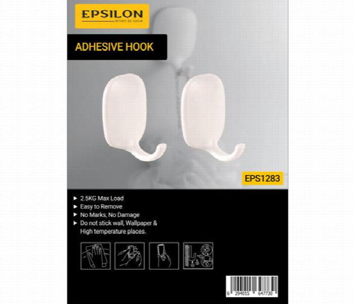Epsilon Adhesive Hook Eps1283 Elephant Nose Shape - Zoom Image 3
