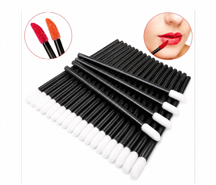 Disposable Lipstick Brush 100Pcs Makeup Applicators - Zoom Image 2