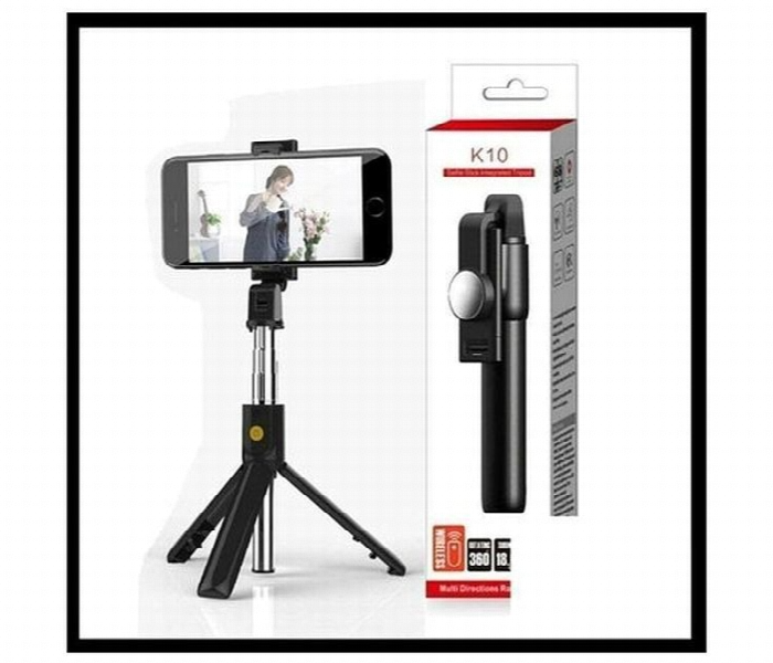 Tiktok Rmn K10 Wireless Selfie Stick  Black - Zoom Image 4