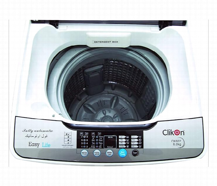 Clikon Ck602 6Kg Top Load Washing Machine, White - Zoom Image 3