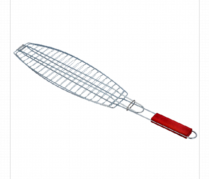 Stainless Steel Camping Fish Bbq Grill Silver - Zoom Image 1