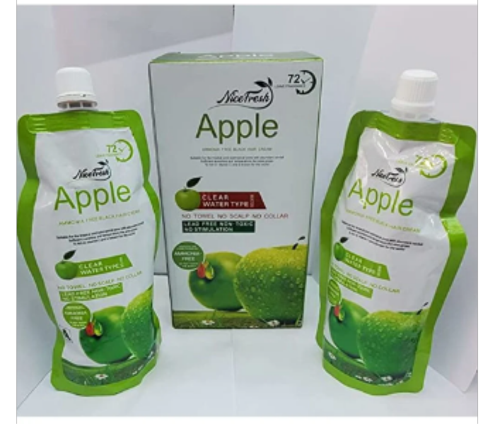 Nice Fresh Apple  Black Hair Dye  Green - Zoom Image