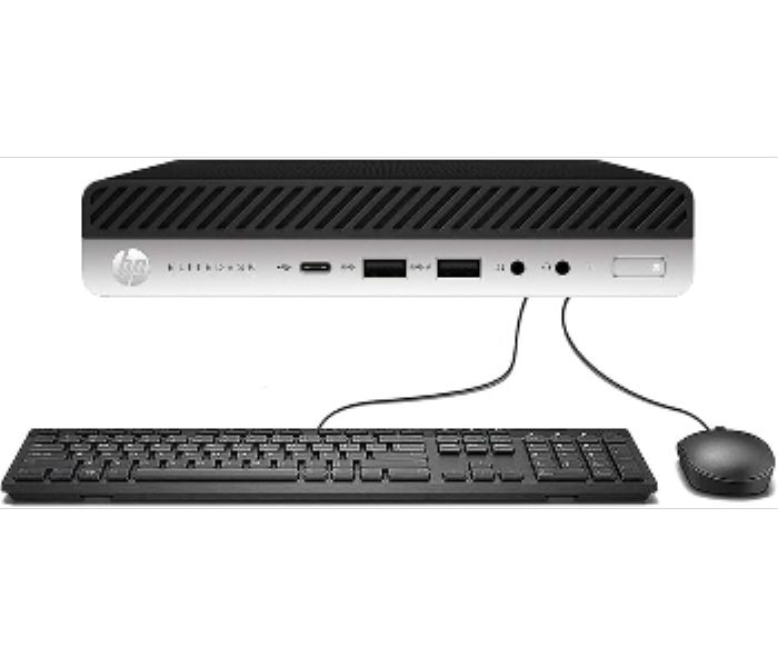 HP Elitedesk 705 G4 DM 35W Mini AMD RYZEN 5PRO 2400GE 8GB RAM 256GB SSD 1GB Ddedicated Graphics Card Renewed Desktop - Zoom Image 2