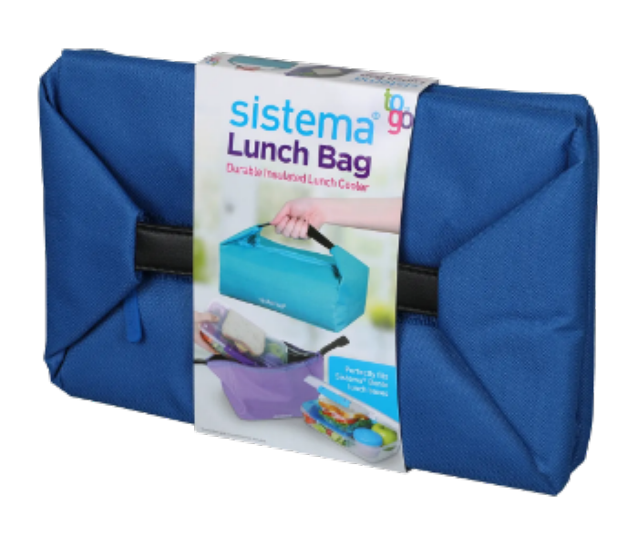 Sistema To Go Lightweight Lunch Carrying Bag Blue - Zoom Image 2