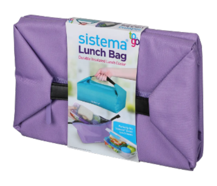 Sistema To Go Lightweight Lunch Carrying Bag Purple - Zoom Image 3