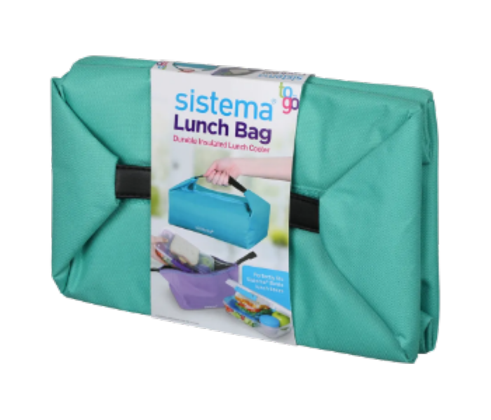 Sistema To Go Lightweight Lunch Carrying Bag Minty Teal - Zoom Image 2