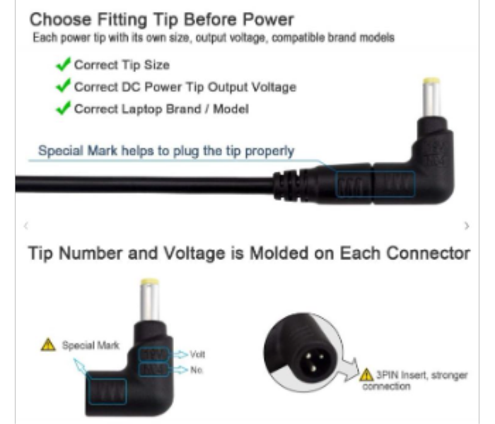 Trands LTAD38 Unvrs Laptop Adapter - Zoom Image 3