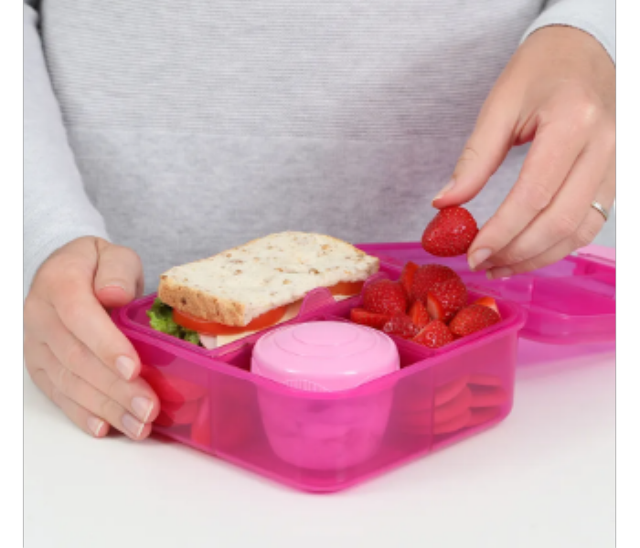 Sistema 1250 ML Bento Cube Lunch Box Pink - Zoom Image 4