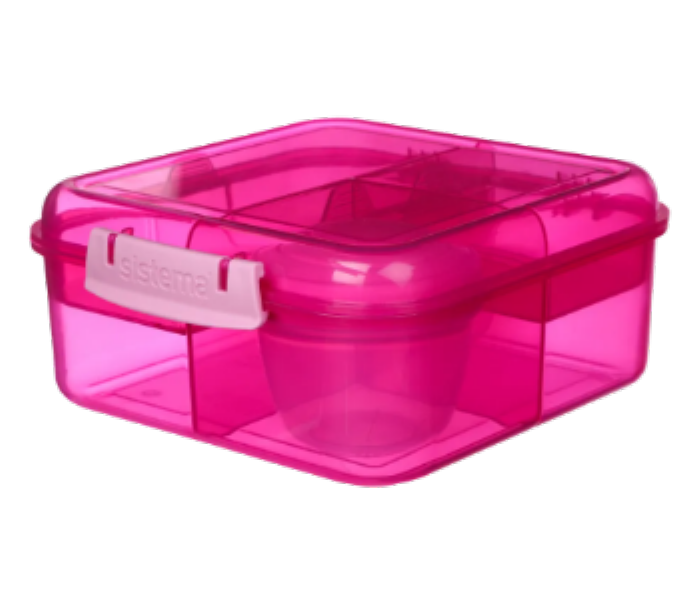 Sistema 1250 ML Bento Cube Lunch Box Pink - Zoom Image 2