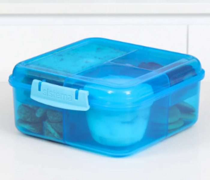 Sistema 1250 ML Bento Cube Lunch Box Blue - Zoom Image 3