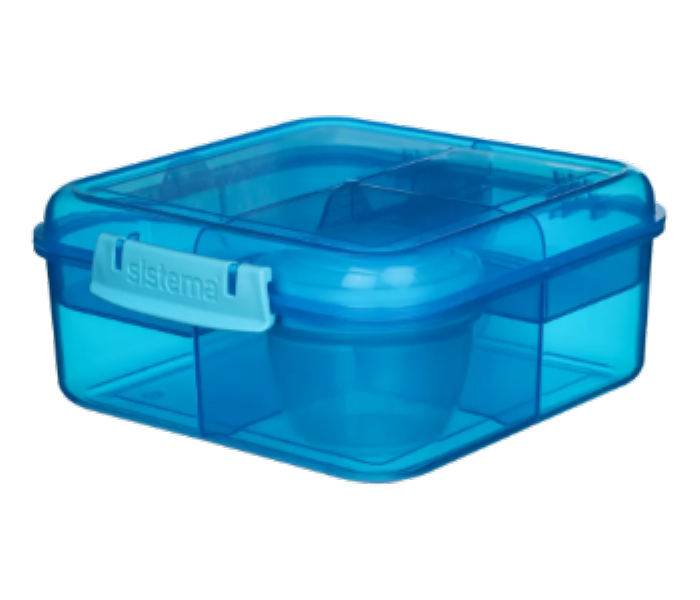 Sistema 1250 ML Bento Cube Lunch Box Blue - Zoom Image 2