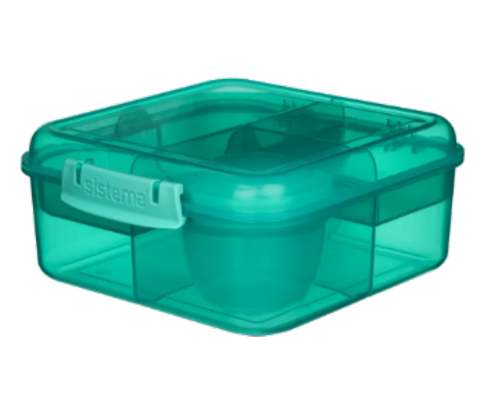 Sistema 1250 ML Bento Cube Lunch Box Minty Teal - Zoom Image 2